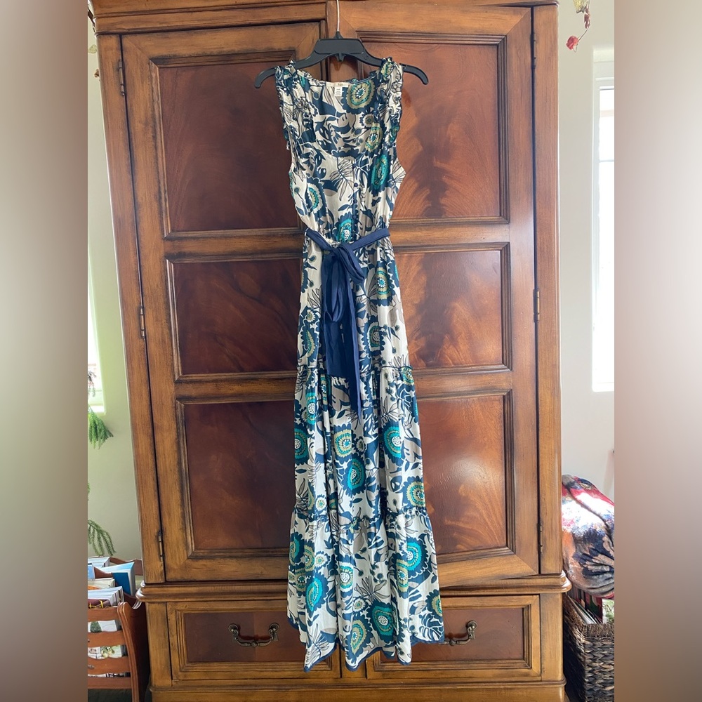 Silk floral maxi dress by Trinity.